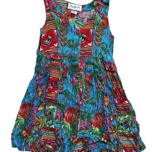 Vintage Key Lime Pie Sleeveless Dress